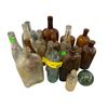 Image 1 : Assorted Vintage/Antique Bottles - MEIKLE Brothers, Orange Crush Amber Crinkle Bottle, Double-Cola &