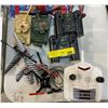 Image 3 : Assorted Toys - Helicopters, Elvis PEZ, Tanks, Mini Drone, Etc.