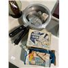 Image 3 : Assorted Home Goods - Vases, Vintage Shredder & Icing Set, Etc.