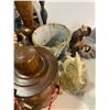 Image 2 : Assorted Home Goods & Collectible - Bull Horns, Centerpieces Bowl, Vases, Beverage Dispenser, Etc.