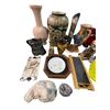 Image 2 : Assorted Home Goods & Collectables - Vases, Wolf Sculpture, Art Glass, Etc.