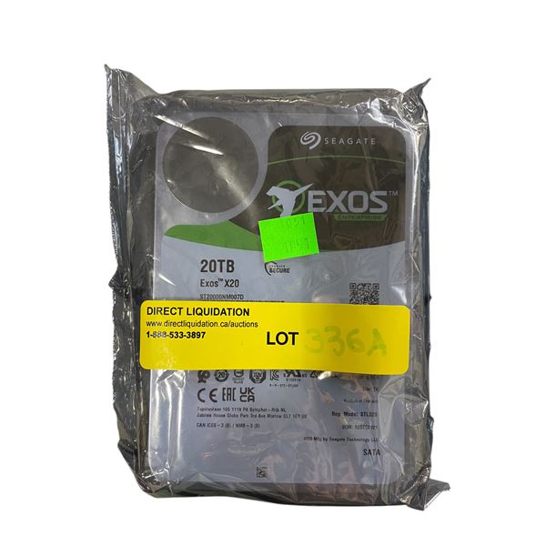 1 pc Sealed Seagate Exos Enterprise 20TB Exos X20 hard drive