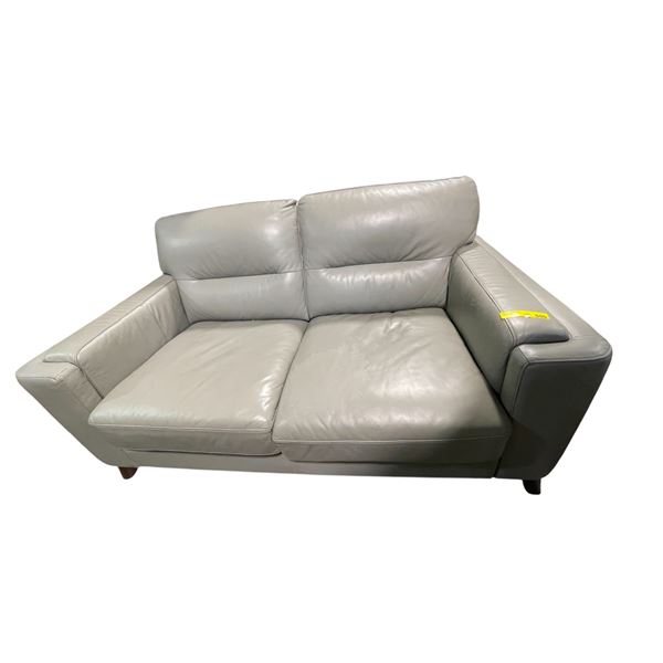 2 Seater Grey Modern Sofa (63x35x35)