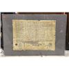 Image 1 : "Snowpiercer" - Library A Hymn to Sobe papyrus wall hanging - approx. 3ft x 2ft