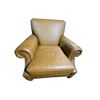 Image 1 : Brown Button Front Arm Chair w/Visible Scratches (33x36x36)