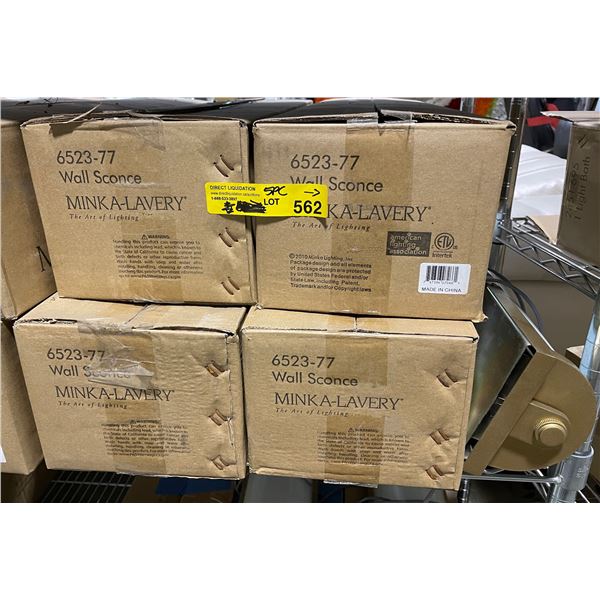 5 Inbox Minka-Lavery Wall Lights (One out of box)