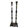 Image 1 : Pair of Matching Tall Standing Floor Lamps (67x12x12)