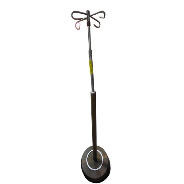 Rolling Rubber Hospital IV Bag Holder