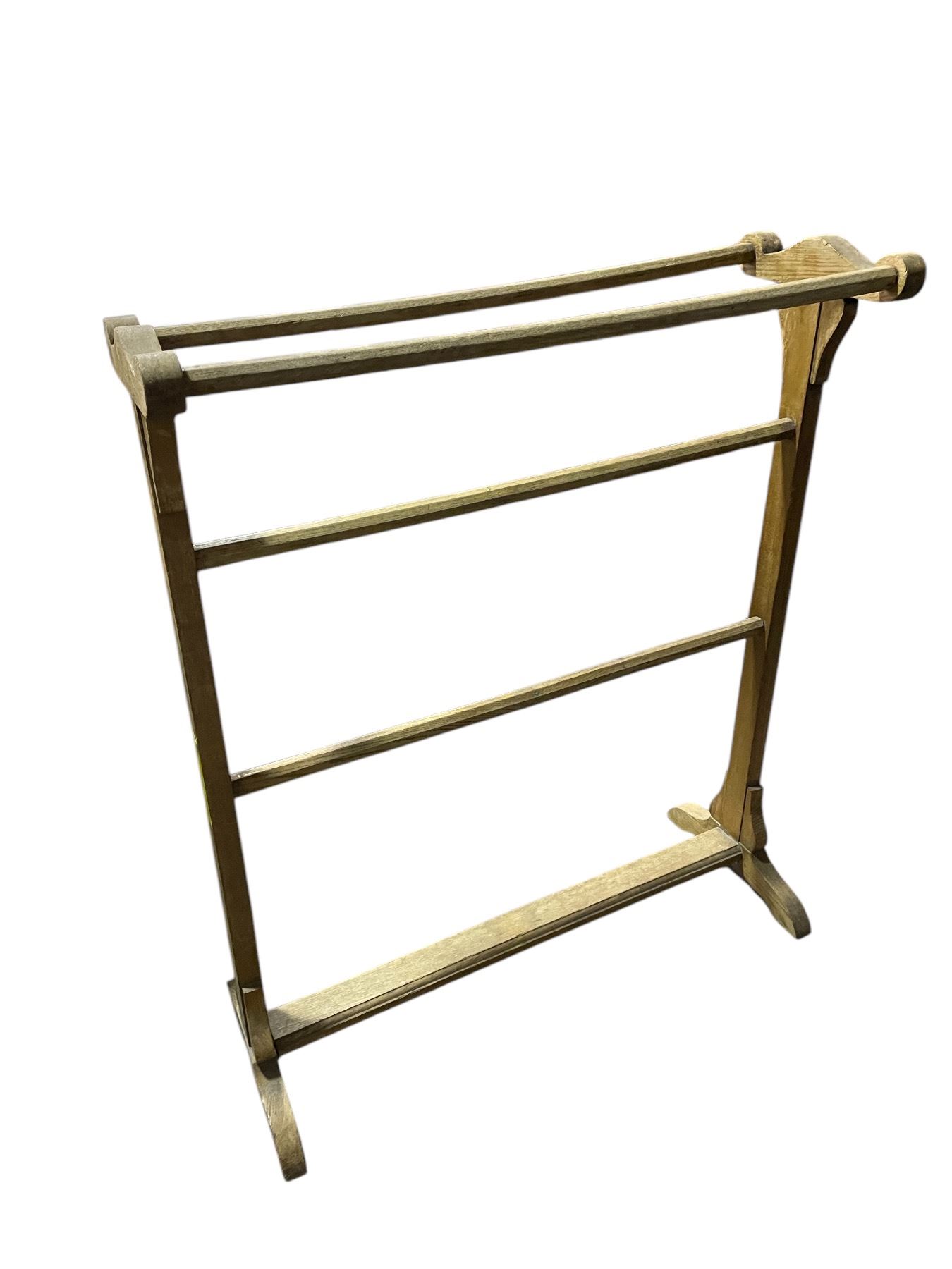 Vintage Wooden Quilt Rack (34x29)