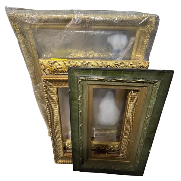 4 Assorted Sized Wooden Frames (Smallest 30x23 - Biggest 42x30)