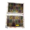 Image 1 : 2 Stained Glass Windows (1 has crack - 24x17)