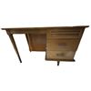 Image 1 : Wooden 3 Drawer Office Desk (44x23x28)