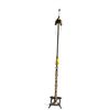 Image 1 : Vintage Pink Glass Floor Lamp (64in H)