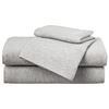 Image 2 : New Case of 4 Amazon Basics Heather Jersey Sheet Set