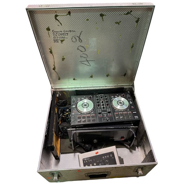 Foundation Instruments Rolling Strong Box w/Serato Pioneer DJ Controller & Etc. (26x26x13)