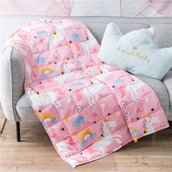 Group of 2 Kids Weighted Blanket 3 LBS