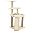Image 1 : Group of 2 Amazon Basics Cat Tree w/Platform Regular Size Medium - Beige