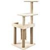 Image 2 : Group of 2 Amazon Basics Cat Tree w/Platform Regular Size Medium - Beige