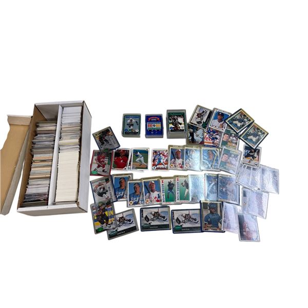Group of Assorted Sports Trading Cards - NHL, MLB, & Etc.
