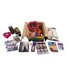 Image 1 : Box of Assorted Adult Toys - Sensual Body Powder, Costumes, Tightening Cream, Etc.