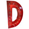 Image 1 : New Trek Decor 2ft Letter D Iconics Marquee Light