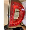 Image 2 : New Trek Decor 2ft Letter D Iconics Marquee Light
