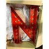 Image 1 : New Trek Decor 2ft Letter N Iconics Marquee Light
