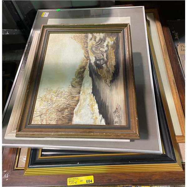Group of Assorted Framed Prints & Originals