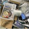 Image 4 : Large Group of Assorted Items - Helium Tanks (Empty), Speakers, Infusion Sets, Water Filter, Etc.