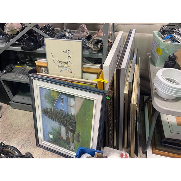 Group of Assorted Framed Prints & Originals