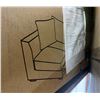 Image 7 : 3 Piece Chair Includes - Right & Left Side Chair + Ottoman