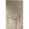 Image 3 : Elsa Parson w/Black Lege & Mineral Blue Fabric (2 Pce)