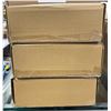 Image 2 : 3 Pce New Amazonbasics Lightweight Microfibre King Size Bright White Duvet Cover Sets