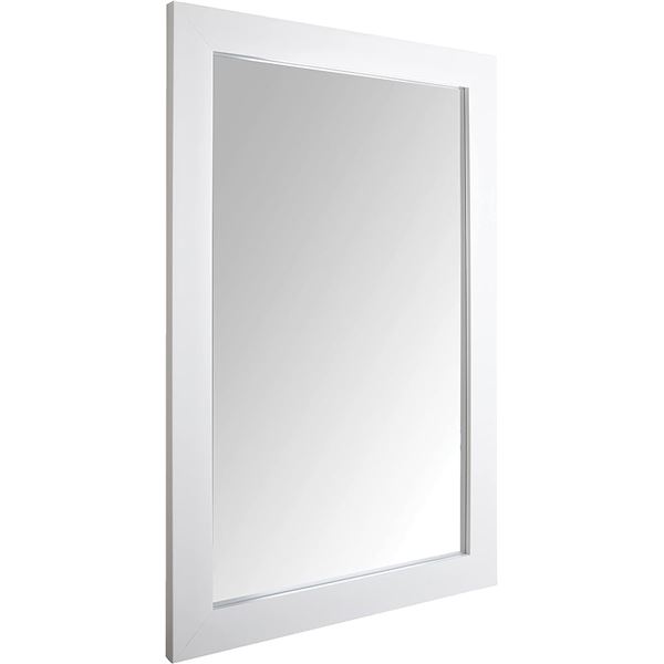 New in Box 5 Pce New Rectangle Wall Wide Mirror 24x36 Nickel
