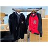Image 1 : Vintage 2 Pce Mickey Mouse Jacket - Mickey Athletics Football Size L & Mickey Unlimited Hoodie Size 