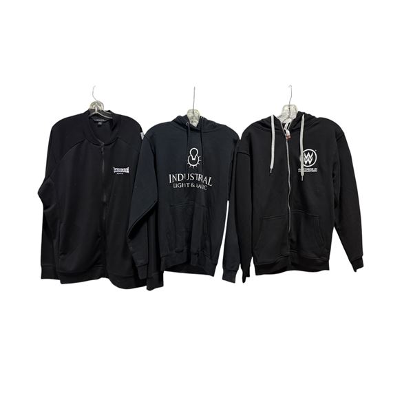 3 Pce Crew Jackets Includes - Ultraman Rising Size 3XL, Lucas Film Limited Size S, White Location Eq