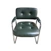 Image 1 : Mid Century Modern Chrome & Green Chair