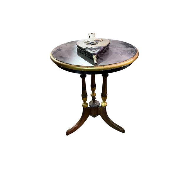 Louis the 13 Style Side Table (32x20) & Vintage Fireplace Bellow