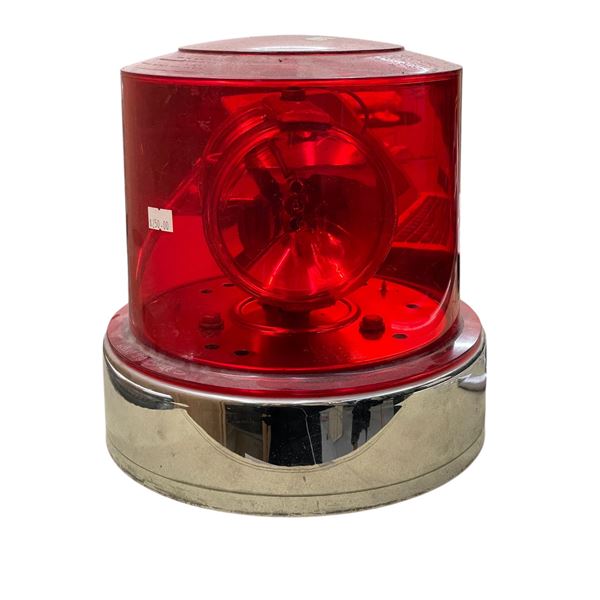 Emergency police car red light