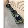 Image 2 : Large group of assorted Millitary items - includes Millitary boots / tarps / clothing / army berets 