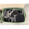 Image 3 : Large group of assorted Millitary items - includes Millitary boots / tarps / clothing / army berets 