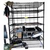 Image 1 : 7 tier shelving unit (approx 47in x 30in x 63in H)