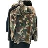 Image 2 : Group of assorted Millitary jackets / coats (approx 35 pcs) w/ clothing rack shelving (approx 60in x