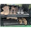 Image 3 : Large group of assorted Millitary shoes / boots