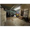 Image 1 : Large group of assorted Millitary items & shelving display units (mesh racking approc 36in x 30in x 
