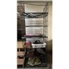 Image 2 : Large group of assorted Millitary items & shelving display units (mesh racking approc 36in x 30in x 