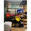 Image 3 : Large group of assorted Millitary items & shelving display units (mesh racking approc 36in x 30in x 