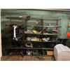 Image 4 : Large group of assorted Millitary items & shelving display units (mesh racking approc 36in x 30in x 