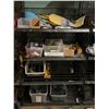 Image 5 : Large group of assorted Millitary items & shelving display units (mesh racking approc 36in x 30in x 