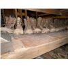 Image 2 : Shelving units full of assorted millitary boots & misc items (shelving units included - approx 7ft l